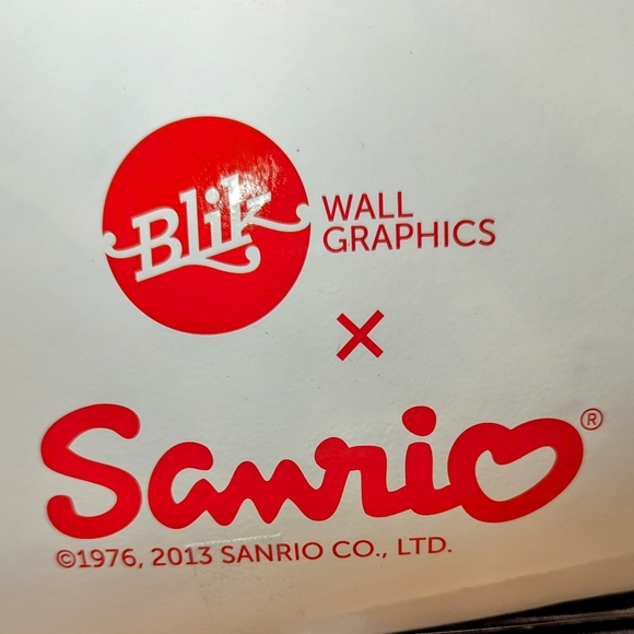 new with box hello kitty dry erase restik wall stickers set of 2 - Picture 2 of 5